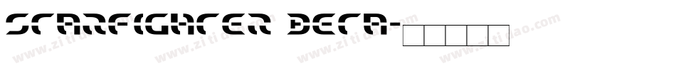Starfighter Beta字体转换